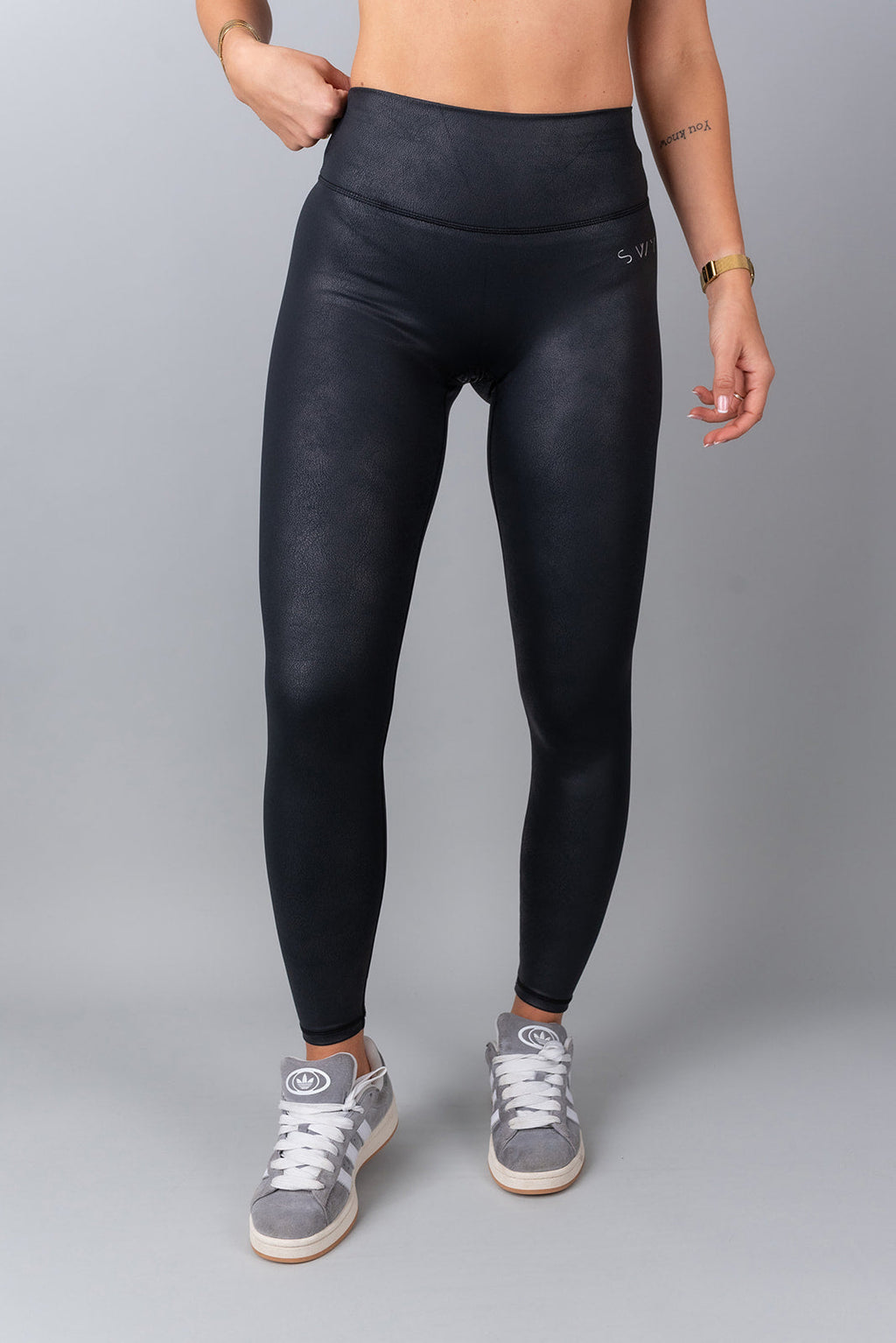 Leather Hidden Scrunch Leggings
