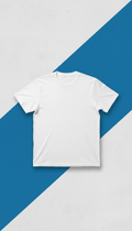 Urban White Cotton Crew Tee