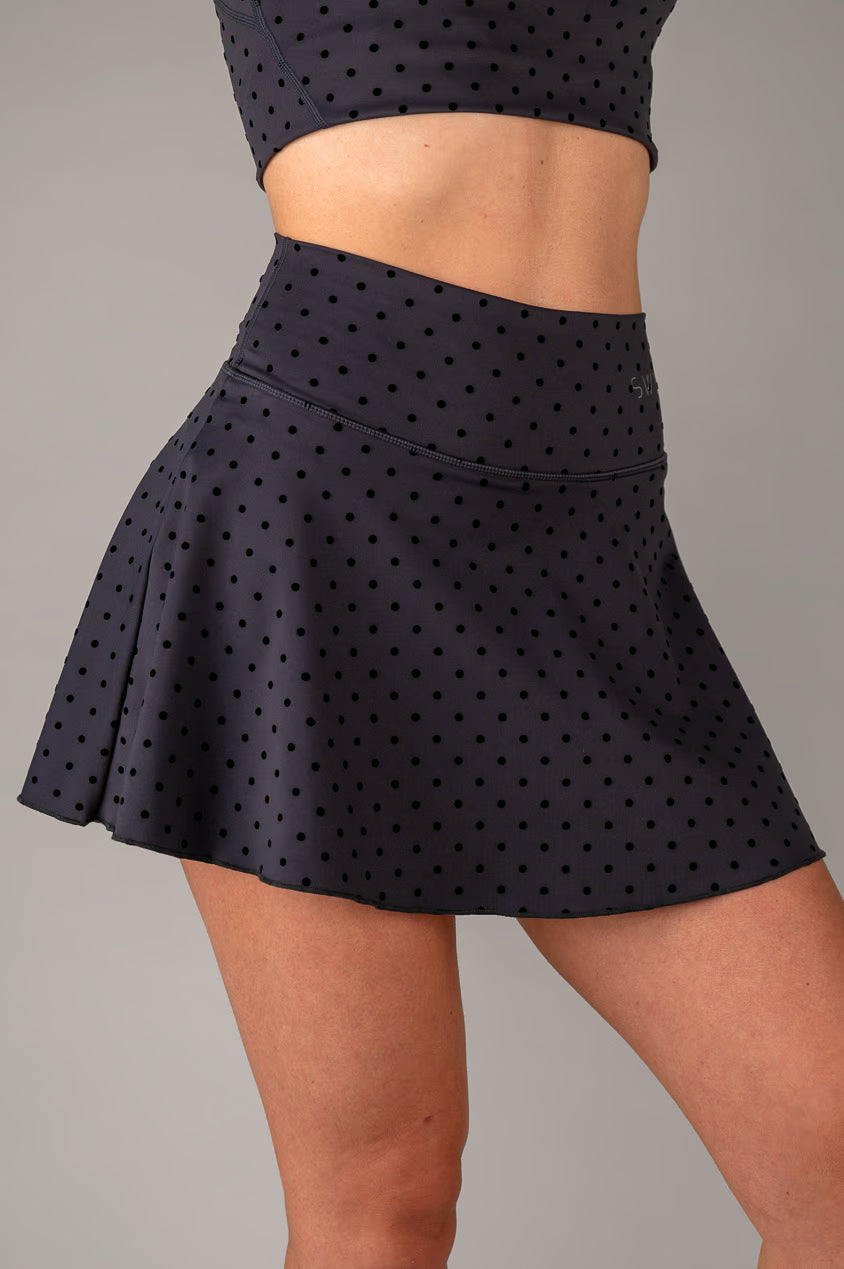 Flock Dot Skirt