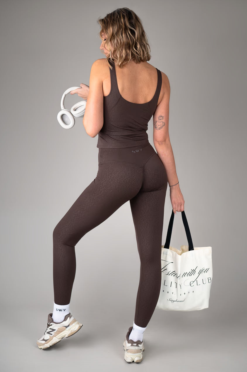Leopard Hidden Scrunch Leggings