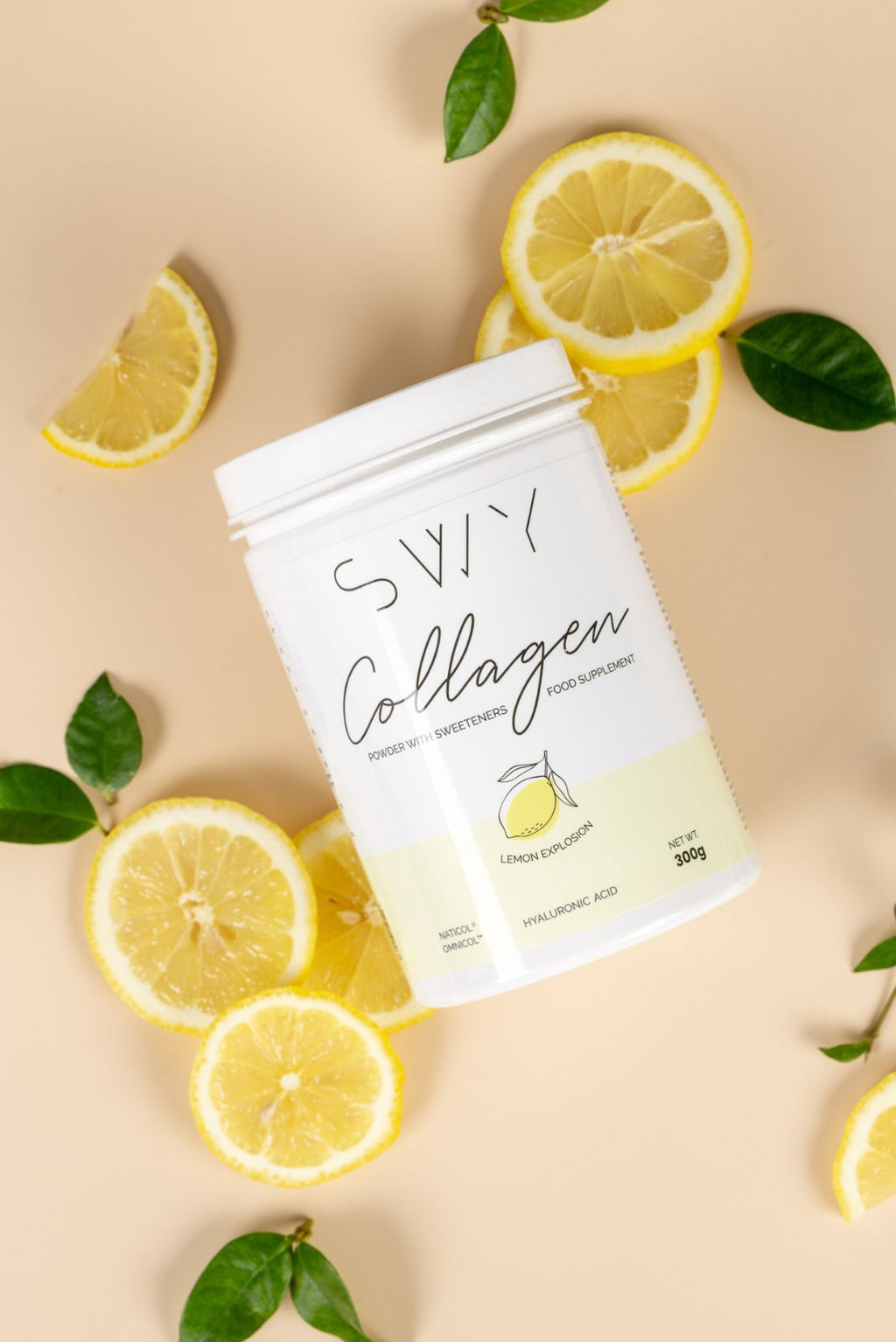 Hydrolysed Collagen Lemon - food supplement with sweeteners
