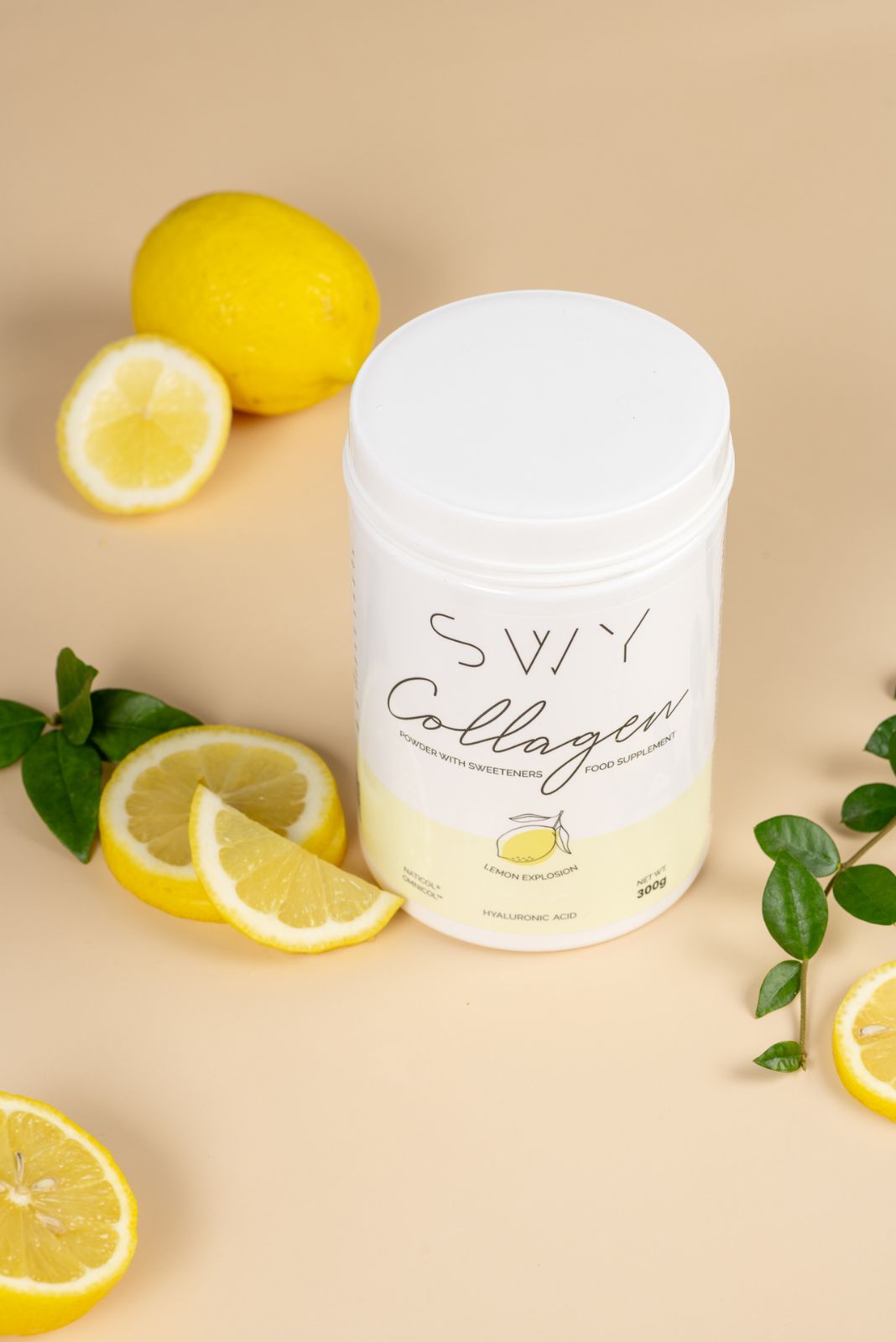 Hydrolysed Collagen Lemon - food supplement with sweeteners