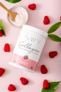 Hydrolysed Collagen Raspberry - food supplement with sweeteners