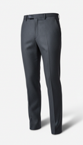 Tailored wool trousers in deep slate